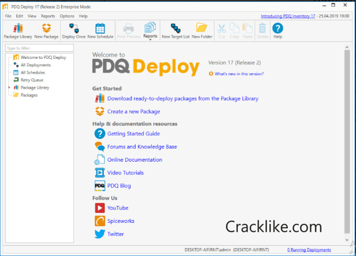 PDQ Deploy 19.4.42.0 Crack With License Key Free Download 2022 [Mac+Win]