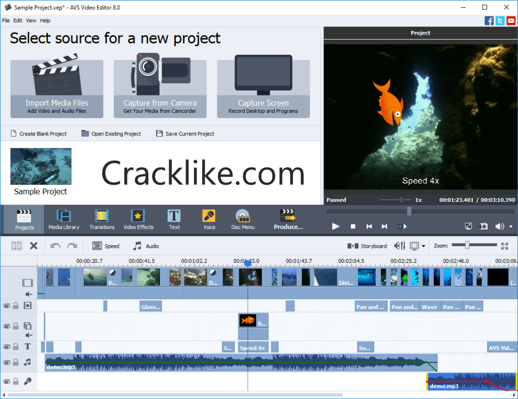 AVS Video Editor 9.7.3.399 Crack With License Key Latest Version Download 2022