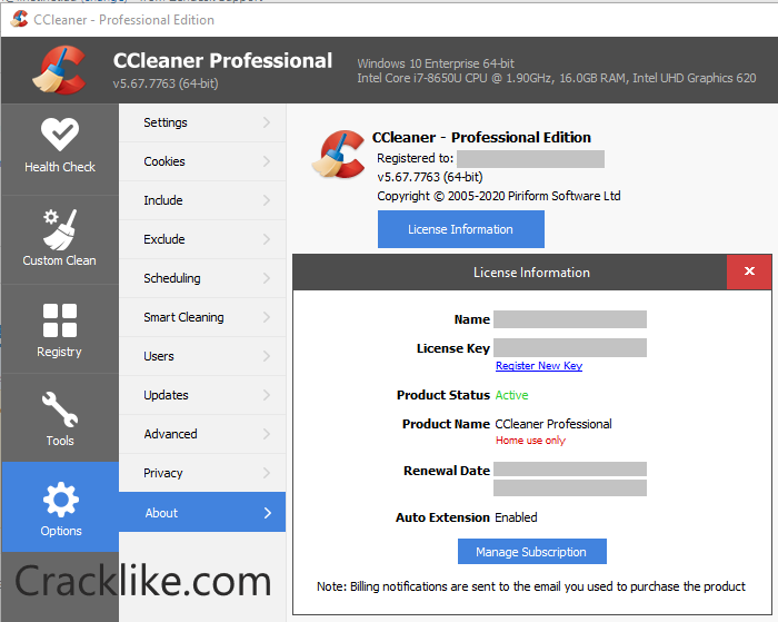 CCleaner Pro 6.01.9825 Crack + License Keygen Free Download 2022 {100%Working}