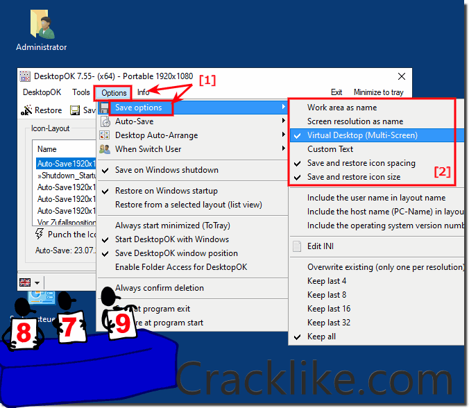 DesktopOK 9.85 Crack With Keygen With License Key Full Torrent Download 2022